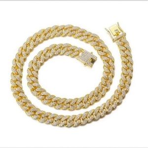 Cubic Zirconia Miami Chain